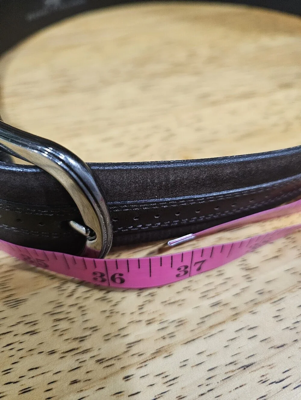 Vintage Remo Tulliani Italian Leather Dress Belt Size 36